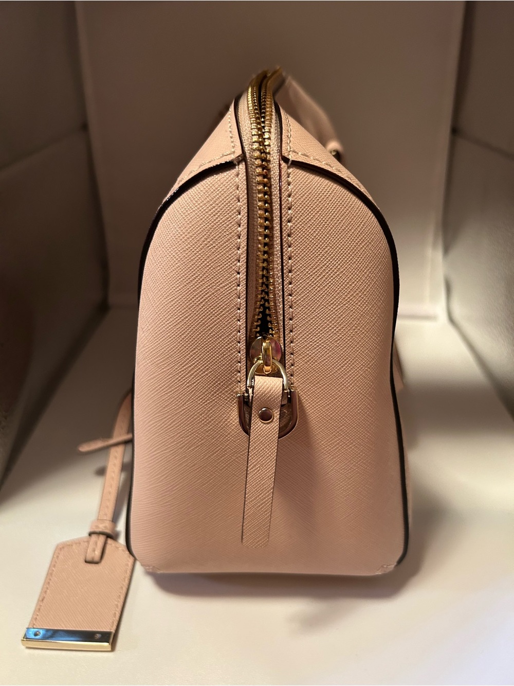 Kate Spade pink Cameron Sreet floral design laser cut satchel strap office core - Picture 7 of 8